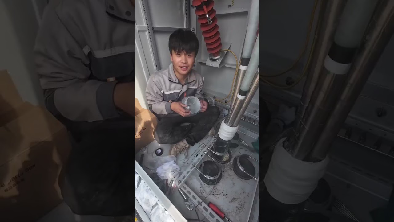 今天不偷懒 施工现场实拍 电工 今日铜价法律咨询 电缆头制作
