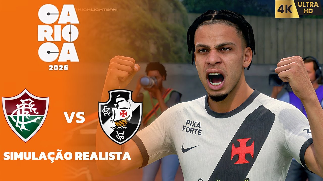 FC 26 - Fluminense vs Vasco | Campeonato Carioca 2026 | Simulação 4K (60FPS) Ultra Realista.