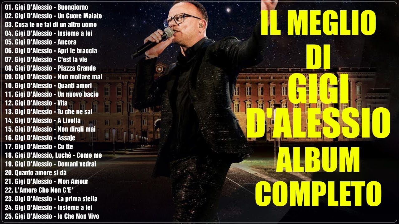 Gigi D’Alessio Album Completo - Gigi D'Alessio canzoni nuove 2025 - Gigi d'alessio canzoni più belle