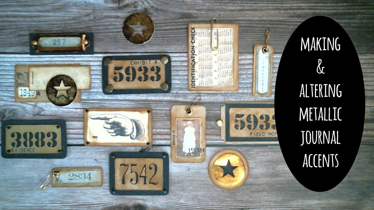 Making and Altering Metal Journal Accents