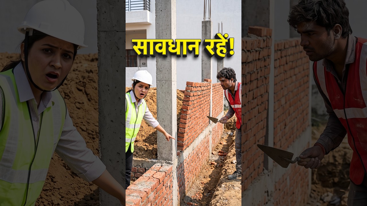 Why do boundary walls collapse when there is soil backfilling? 💥#shorts #ytshorts #construction