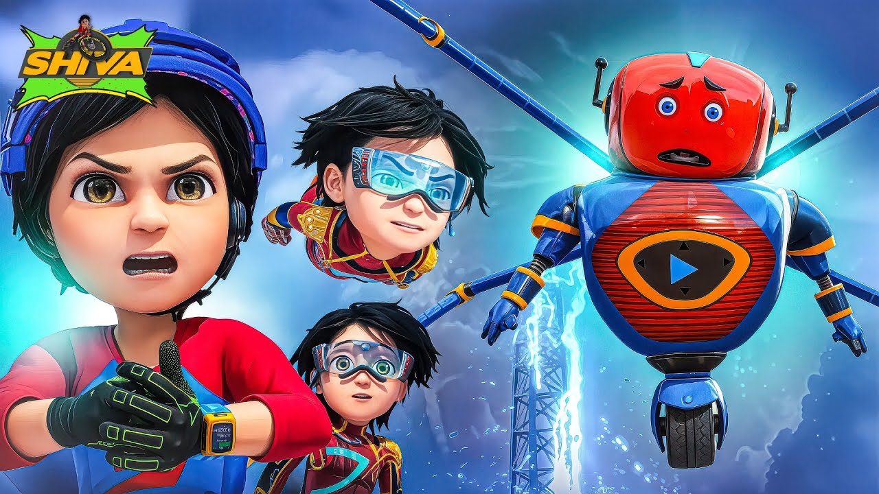 Shiva Ki Veda City Main Aaya Super Charged Cloud  | Shiva And Charged Cloud | Shiva | Kiddie Land