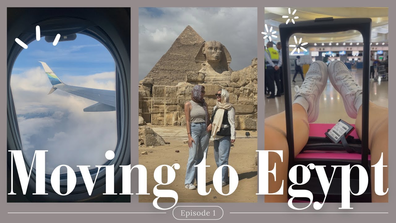 MOVING TO EGYPT | episode 1 &ndash; 30-hour journey, lost luggage & chaos ✧♡✧