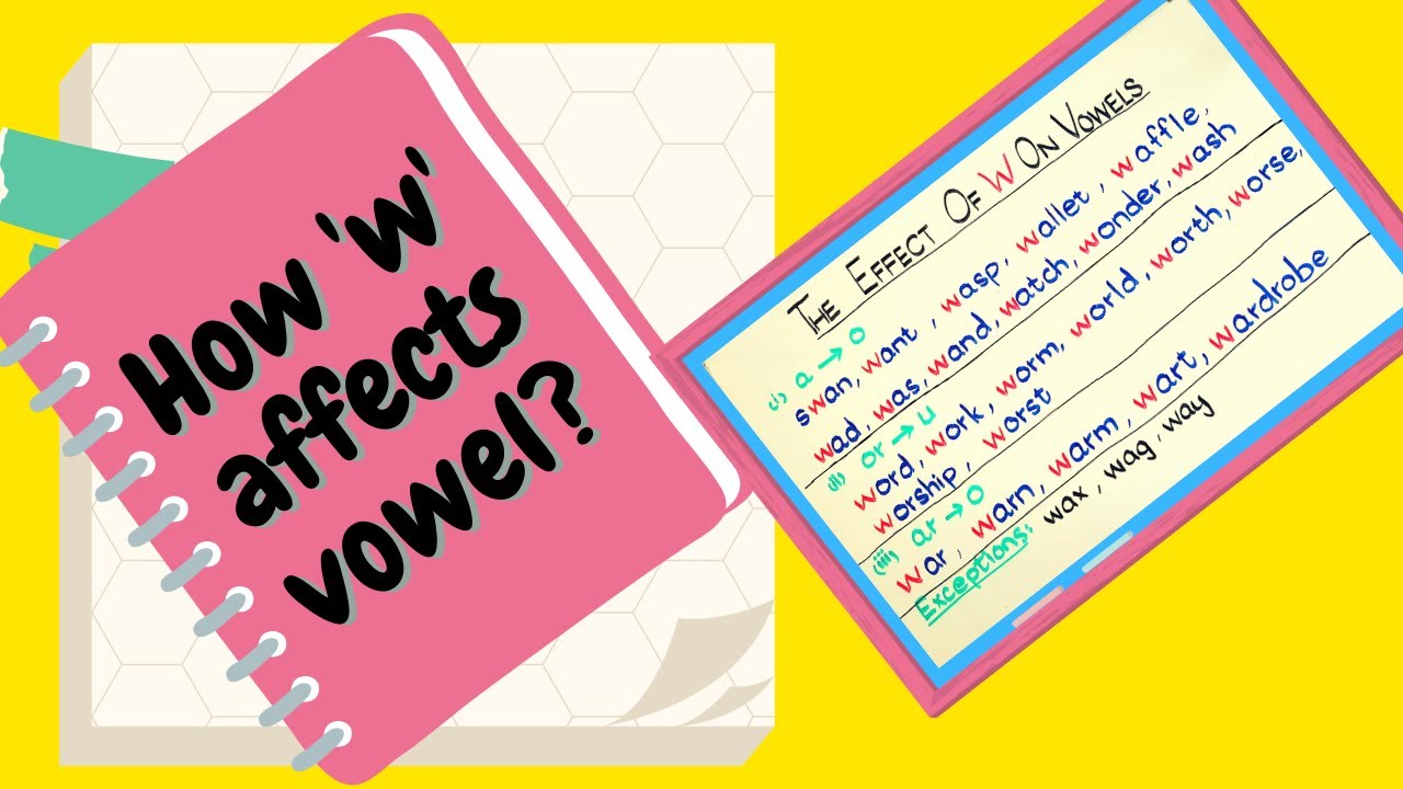 How Does Letter W Affect Vowels?