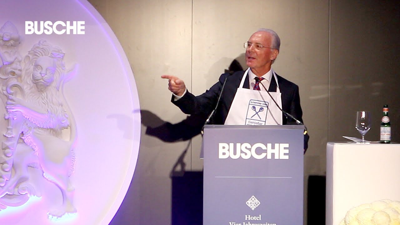 16. BUSCHE GALA - Franz Beckenbauer ist Genie&szlig;er des Jahres 2014 - Die Rede