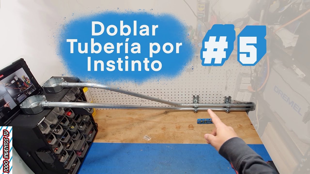 Como doblar tubos emt - offset girado - rolled offset - Curso tactico de tubería eléctrica #5