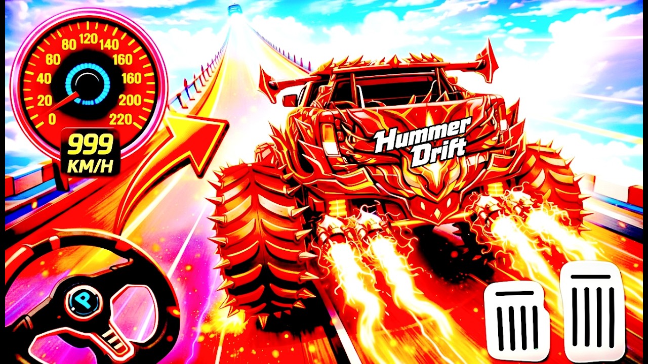 Watch Monster Truck: Epic New Monster Truck Racing & High-Speed Stunts on Off-Road Track!