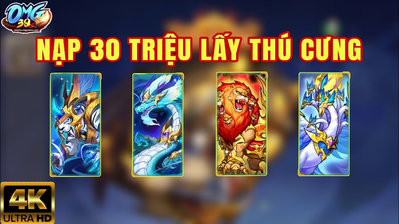 OMG3Q - NẠP TH&Ecirc;M 30 TRIỆU SỰ KIỆN NẠP ĐƠN