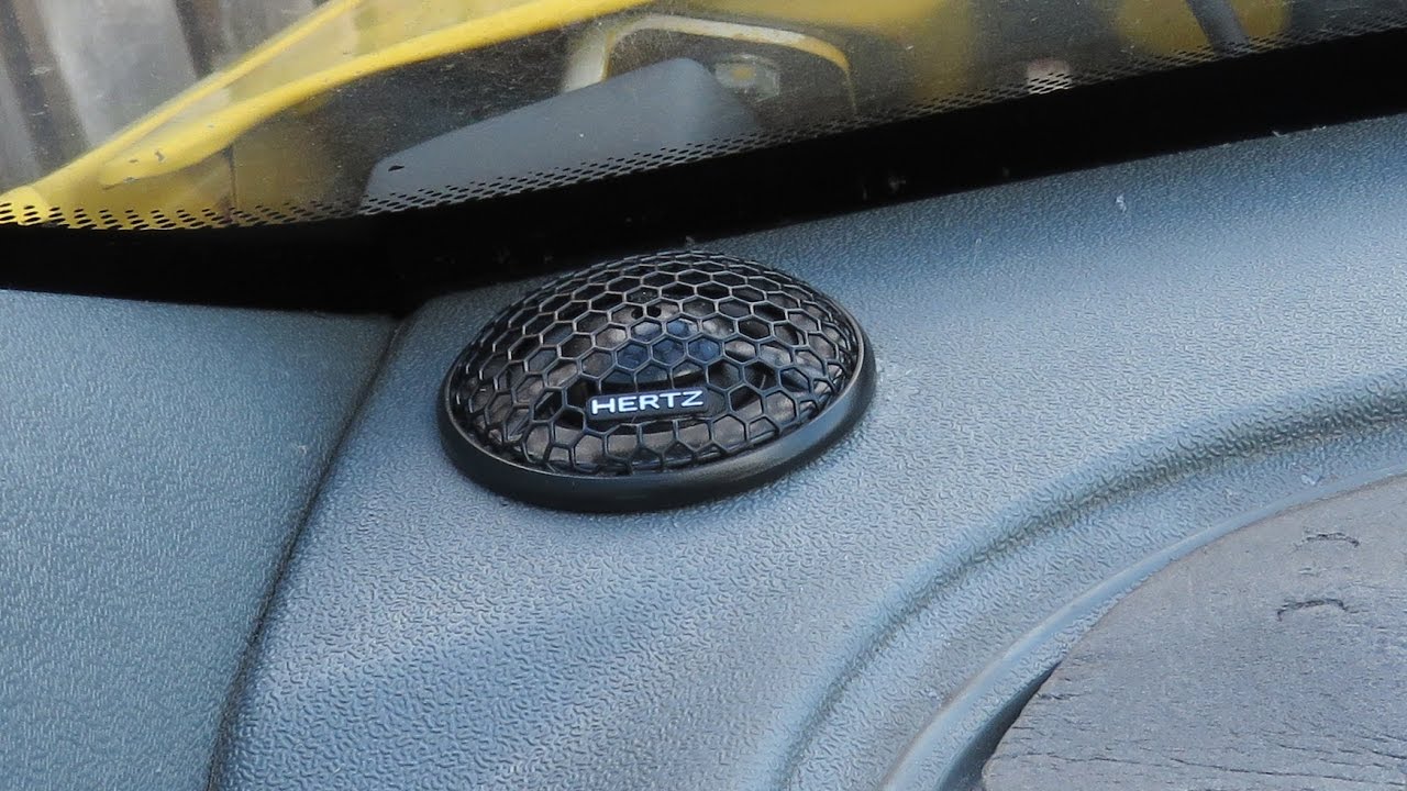 Sound System 03 Hertz ESK 130.5 Tweeters install