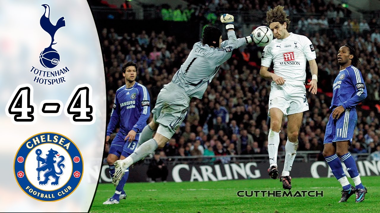 Tottenham vs Chelsea 4-4 | All Goals & Highlights 2008