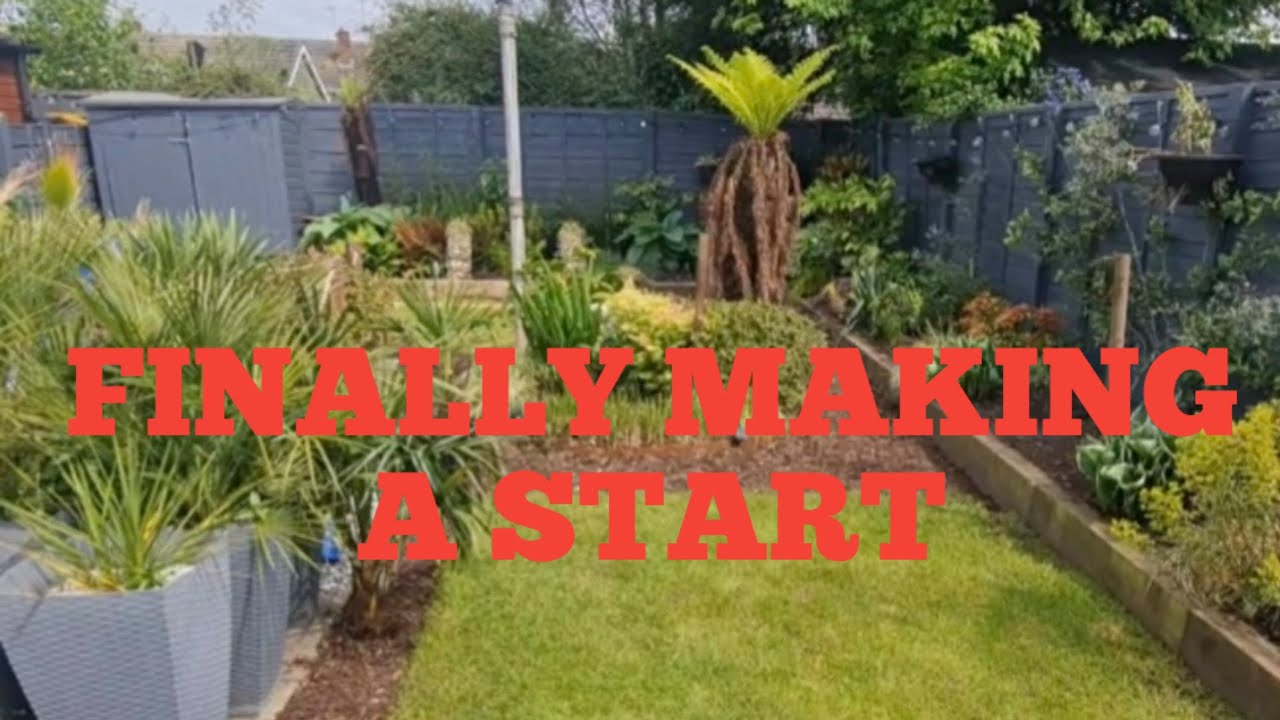 FINALLY MAKING A START TO MY GARDEN THIS YEAR 🌴🌞