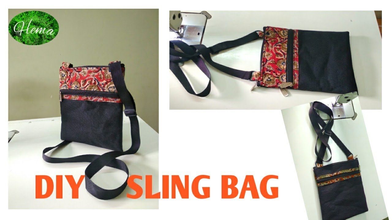 DIY #Jute #Sling Bag Making At Home || Designer Cross Body Sling Bag By @HemasBagCreations