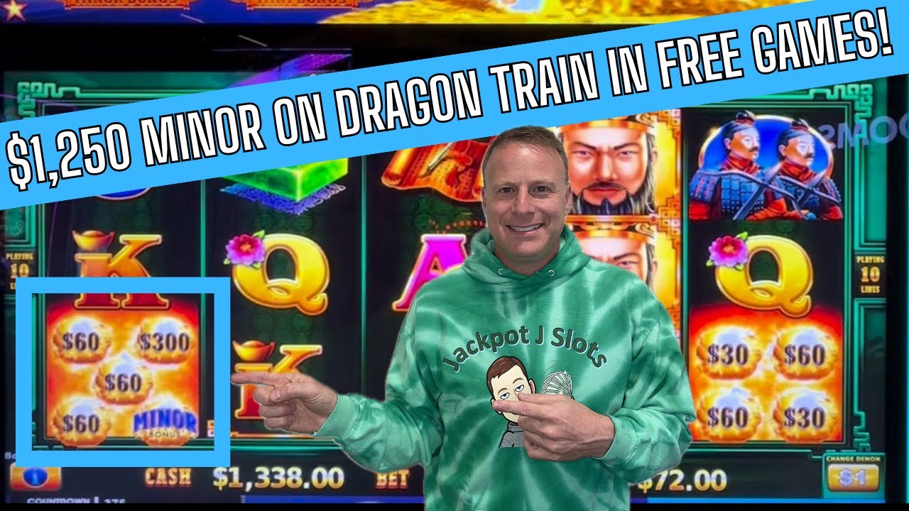 2 Dragon Train Jackpots on $25 and $30 spins for the win!