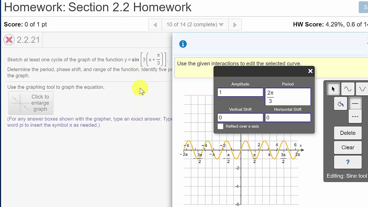 Как построить график синуса и косинуса в моей математической лаборатории