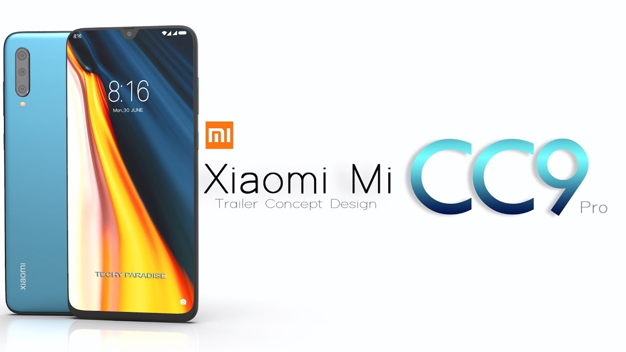 Официальное представление концепт-дизайна трейлера Xiaomi Mi CC9 2019!