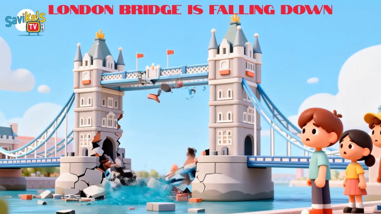 London Bridge Is Falling Down | Nursery Rhymes & Kids Songs | Savikelstv