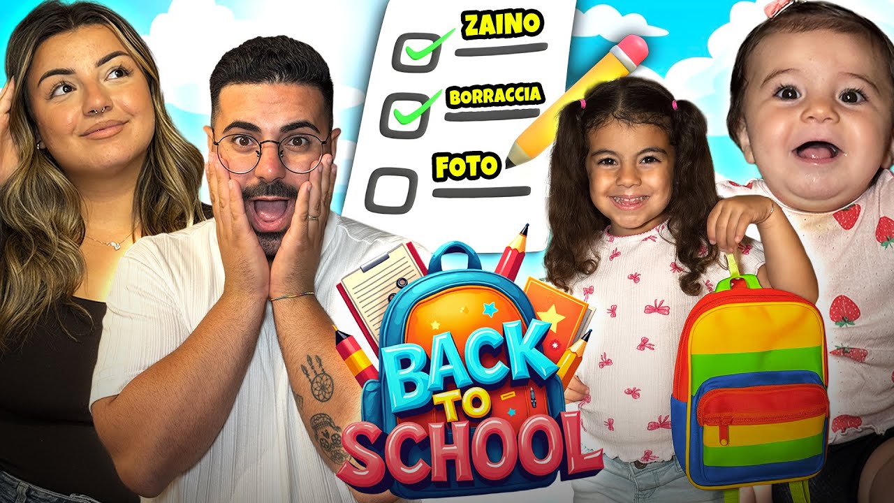 BACK TO SCHOOL 2025 😍🏫 Shopping per l'ASILO di Beatrice e Anastasia ✨🛍️