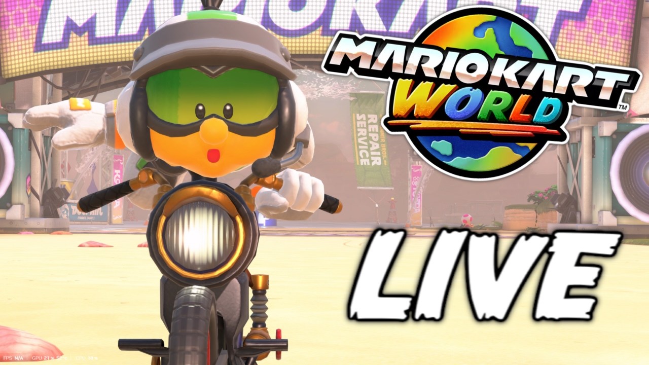 🏠I AM ALL MOVED TO NEW PLACE ✅ BACK FROM BREAK  ✅ MARIO KART WORLD ✅ !fc FOR FRIEND CODE ✅
