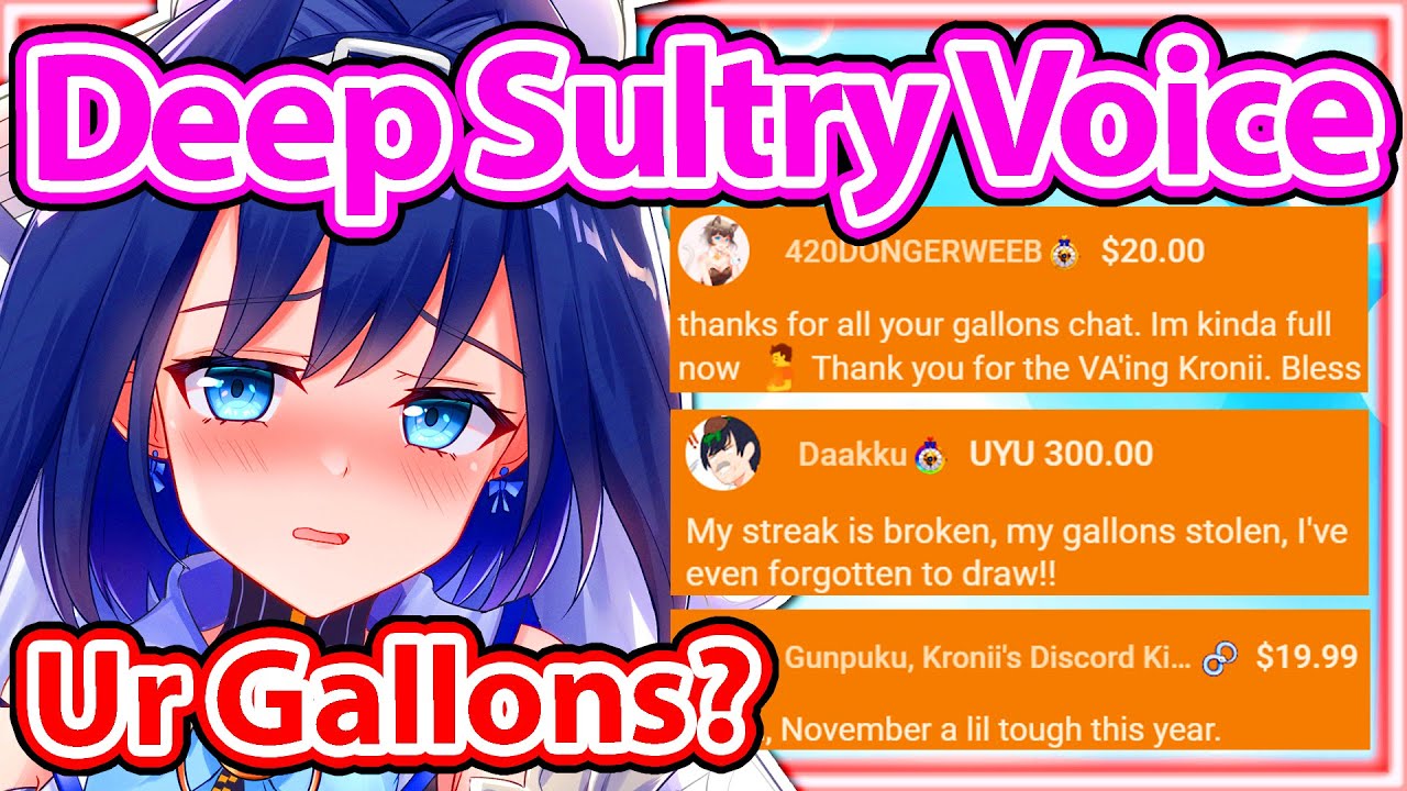 Kronii's Sultry Voice Made Everyone Lost Their GALLONS 【Hololive】