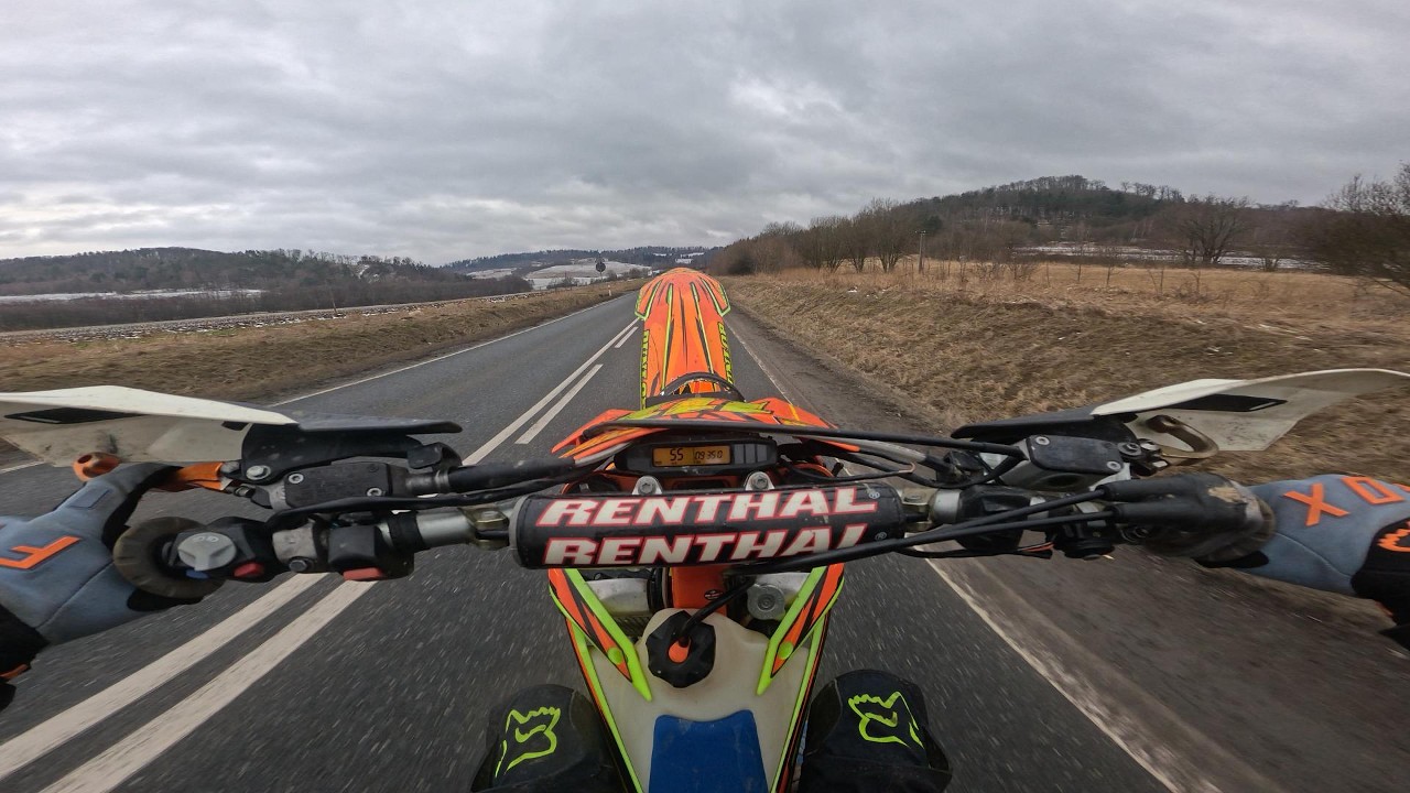 Docieranie KTM'a w enduro. Terrorysta na kmx i kolejny ktm na rejonie
