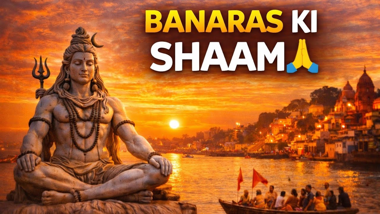 Banaras Ki Shaam😱🙏 “Shaam hote hi Banaras badal jata hai 🙏”  Aisa apne kabhi nahi dekha hoga 😱😱