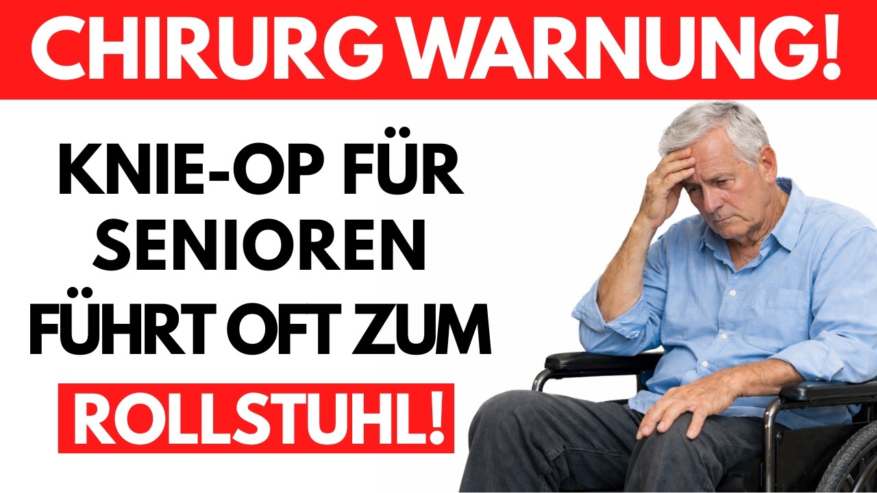 Als Chirurg: Diese Knie-OP nach 65 NIEMALS – jeder 3. landet im ROLLSTUHL!