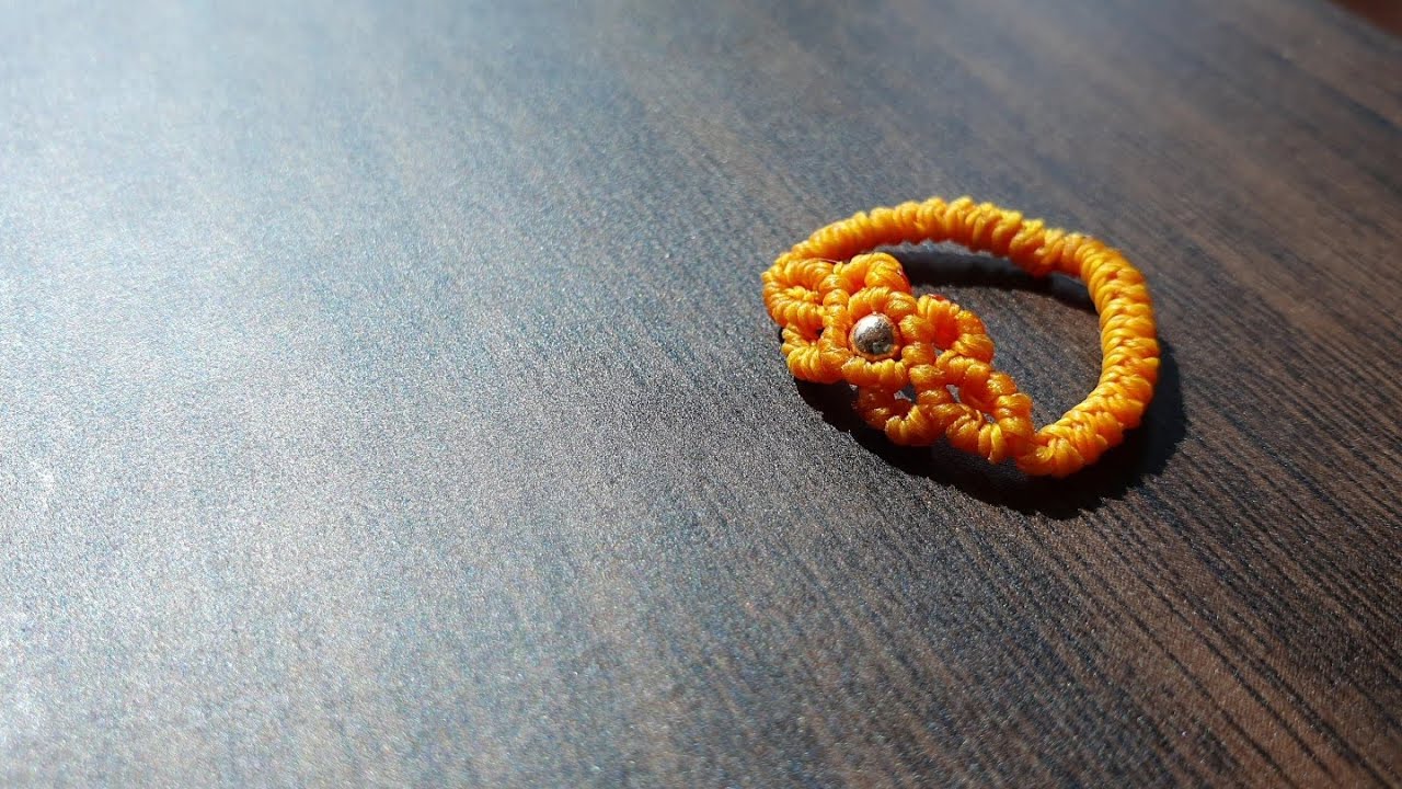 뭉게 반지 만들기 (마크라메 클래스 20) | 조안나의 Macrame Class
