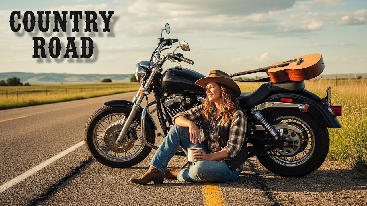 Relaxing Country Music for Road Trips 🚗 Calm Acoustic Guitar & Open Road Vibes