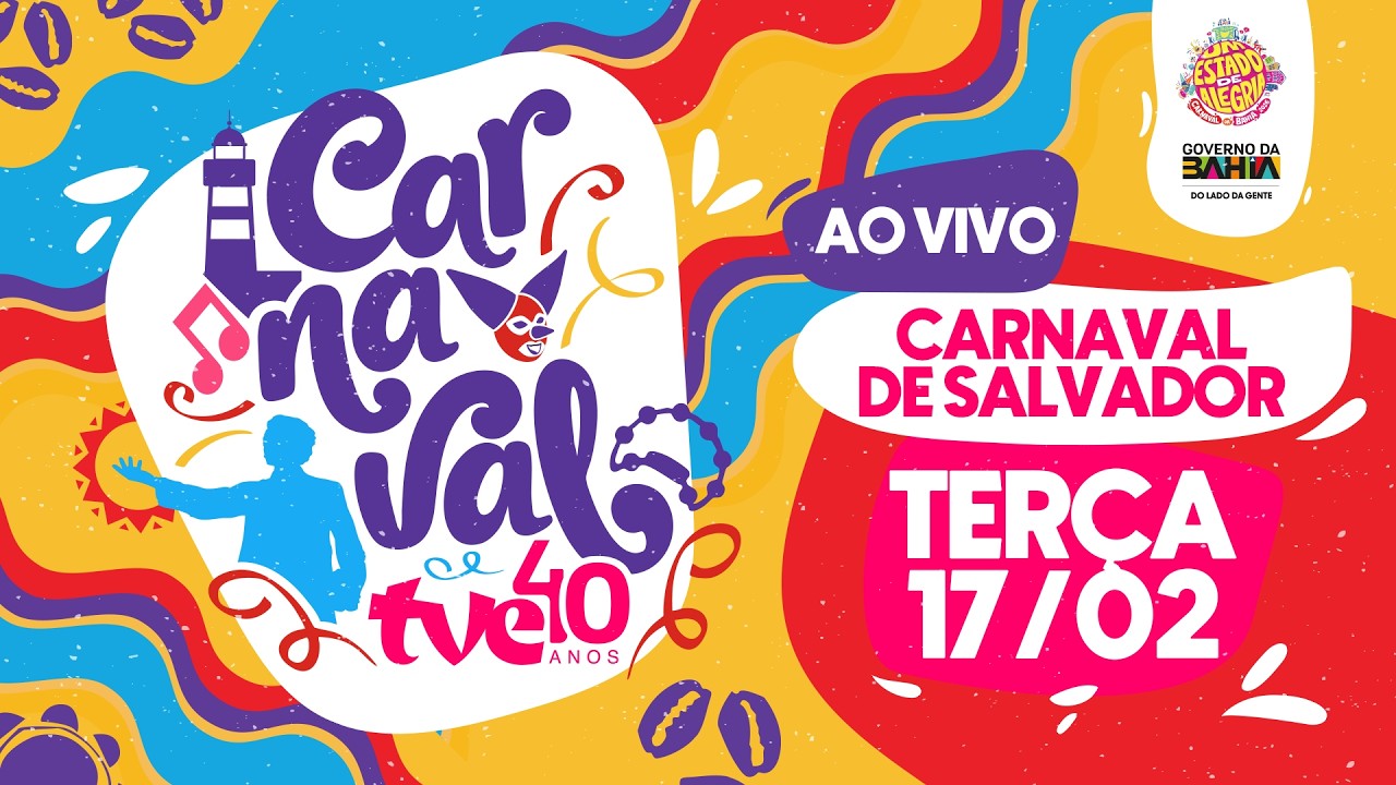 MUDEI DE NOME |CARNAVAL DE SALVADOR AO VIVO | TERÇA - FEIRA | TVE BAHIA #OCanalDoCarnaval|17/02/2026