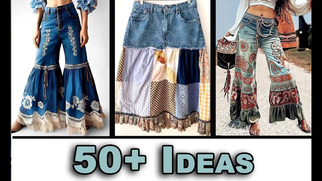 100+ Compilation of Ideas for Jeans Upcycle Sewing When You Are Bored