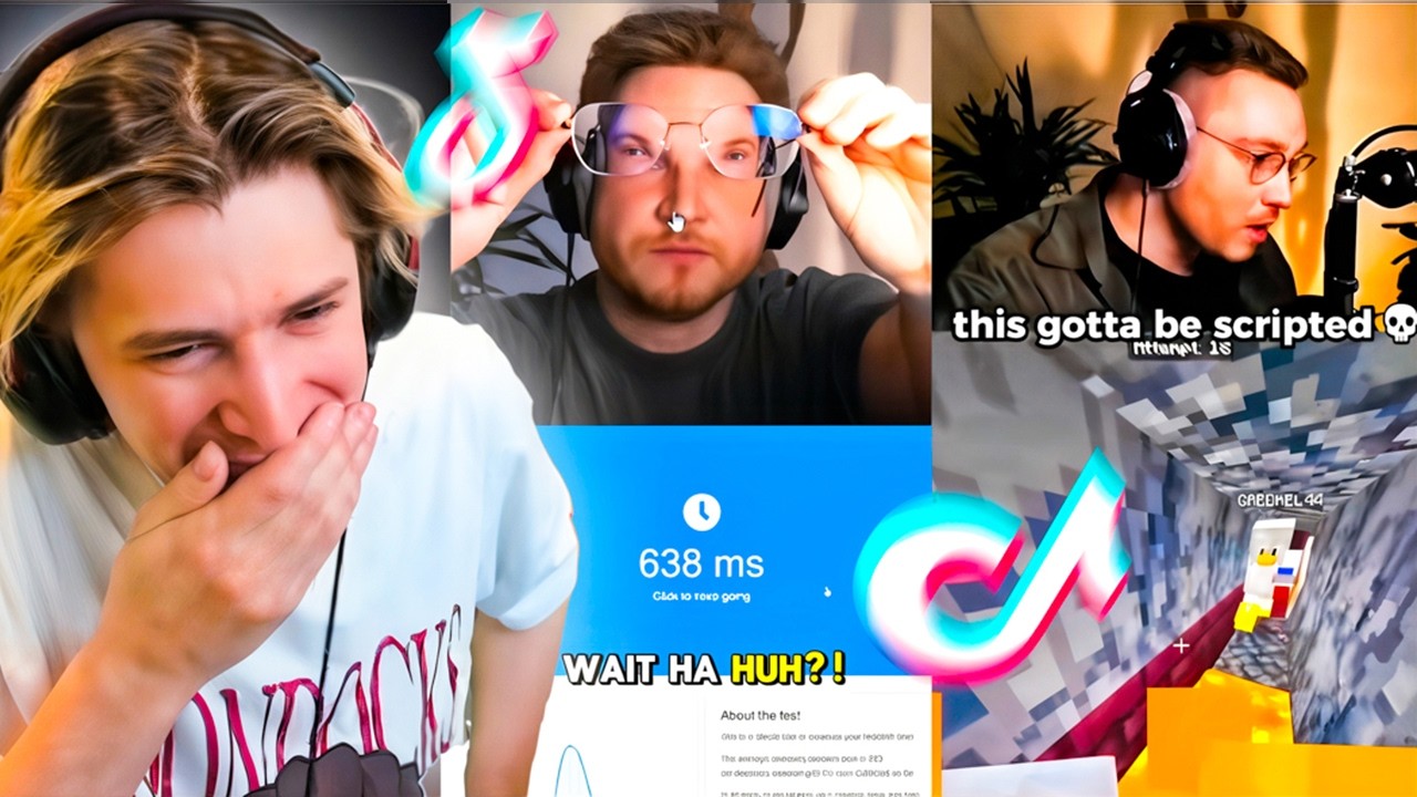 xQc не может справиться с самыми смешными моментами OhnePixel в TikTok!