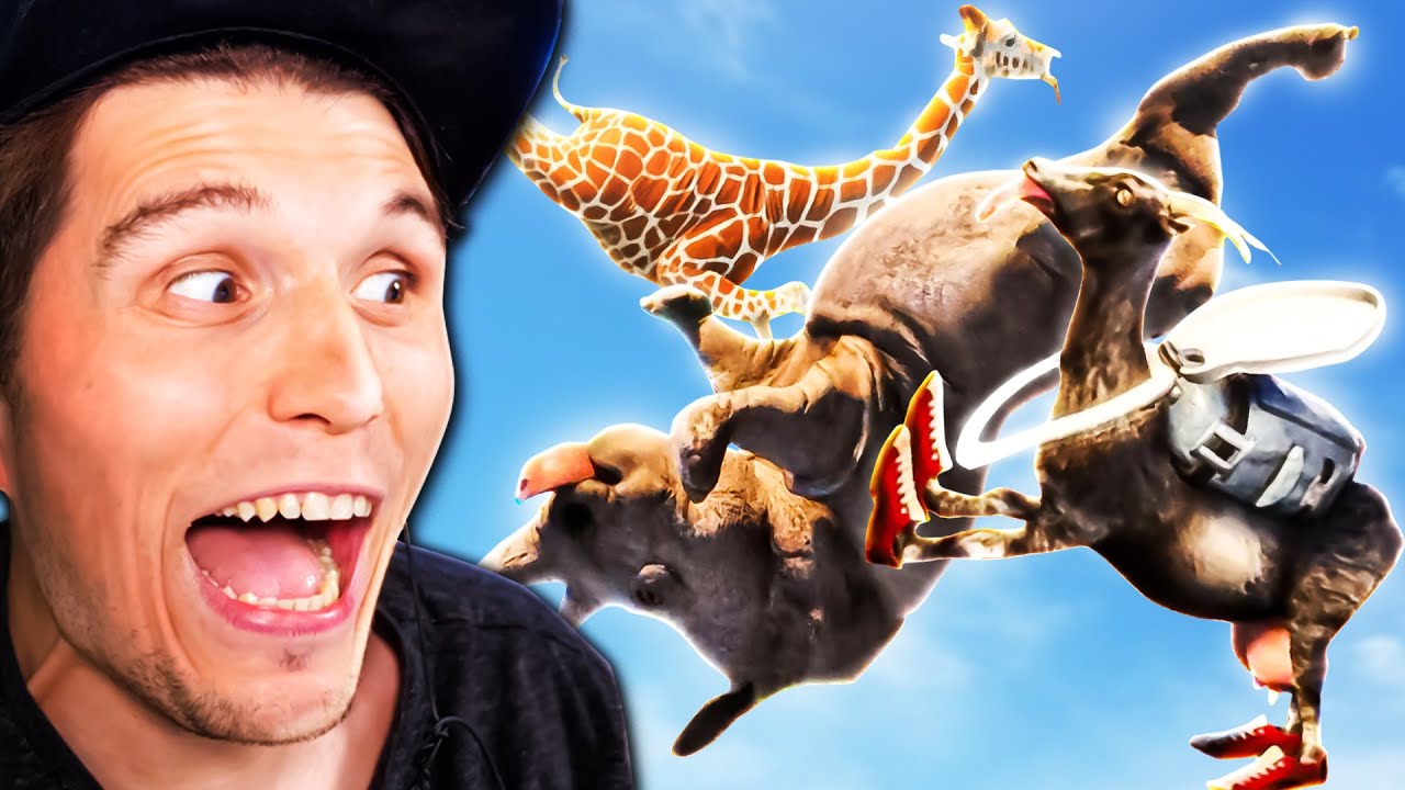 Eine Ziege schlägt TIERE im ZOO | Ziegen Simulator 3