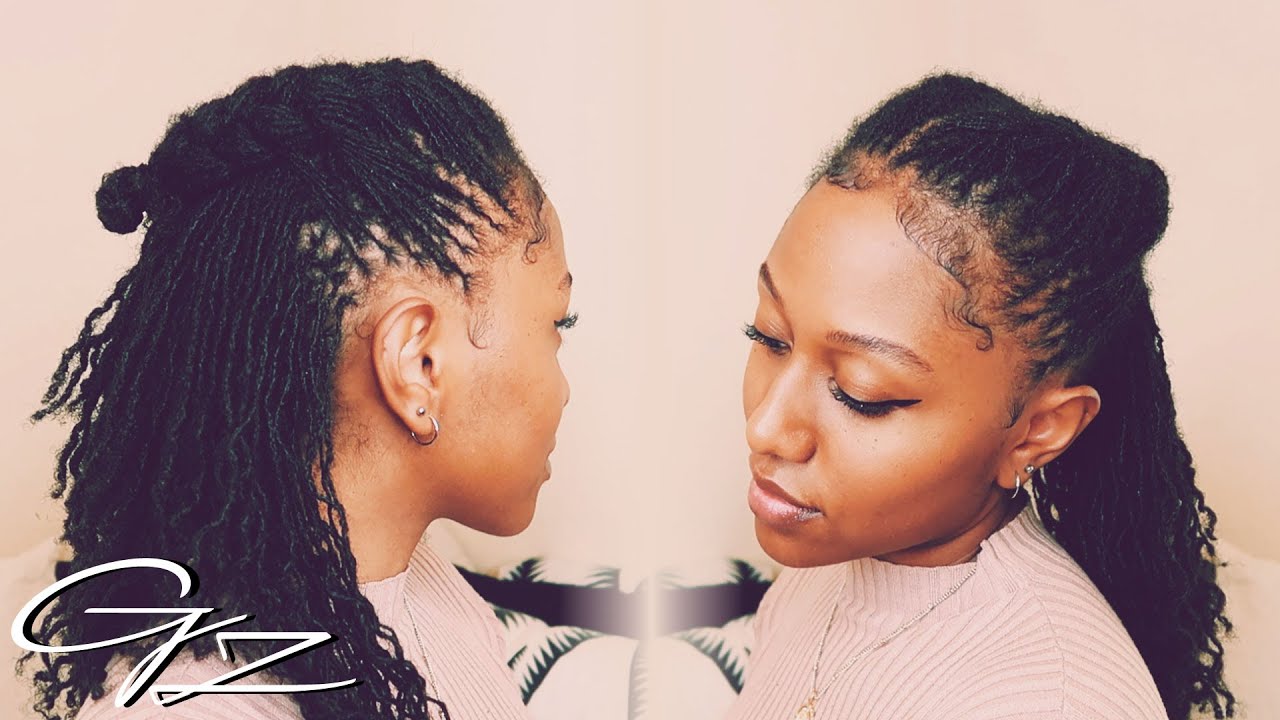 QUICK & CASUAL SISTERLOCK HAIRSTYLES | STYLES FOR MEDIUM TO LONG  HAIR | SISTERLOCK TUTORIAL