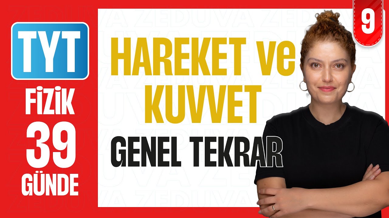 Hareket ve Kuvvet Soru Çözümü I  39 GÜNDE TYT FİZİK KAMPI 2026 I Ünite Tekrar Testi