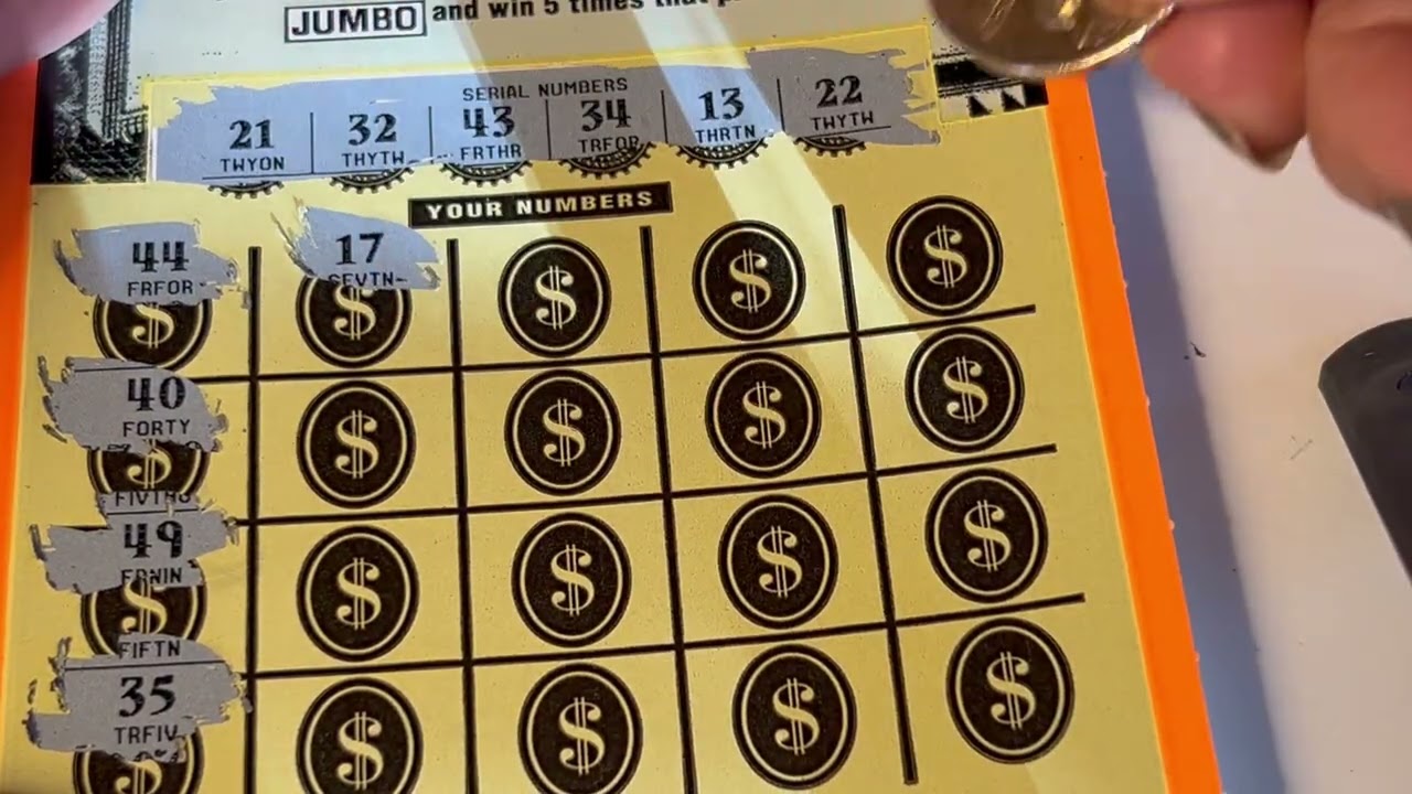 Power 500 Pennsylvania Lottery and Jumbo Bucks Tennessee Lottery Ticket
