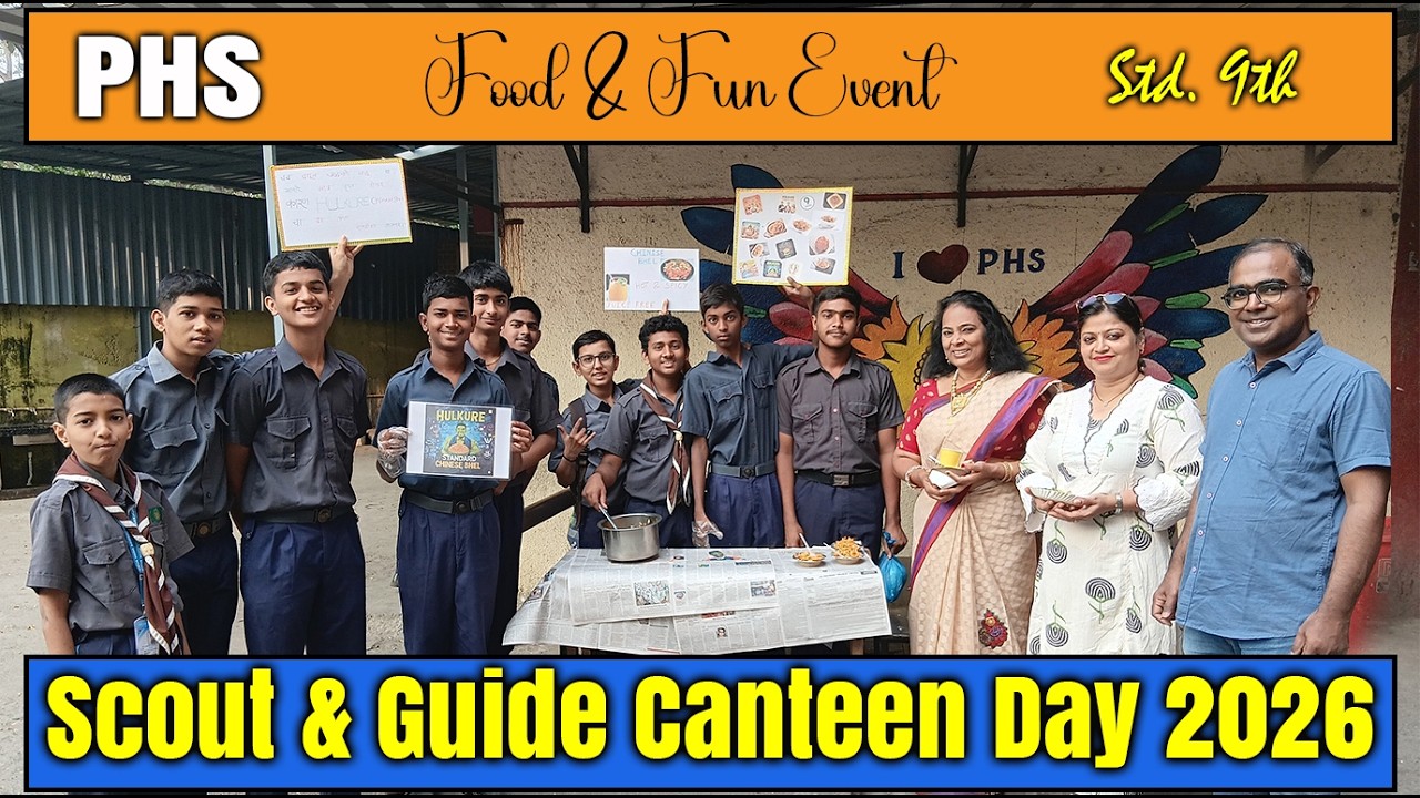Scout & Guide Canteen Day 2026 | Std. IX | Food & Fun Event | Padua High School |
