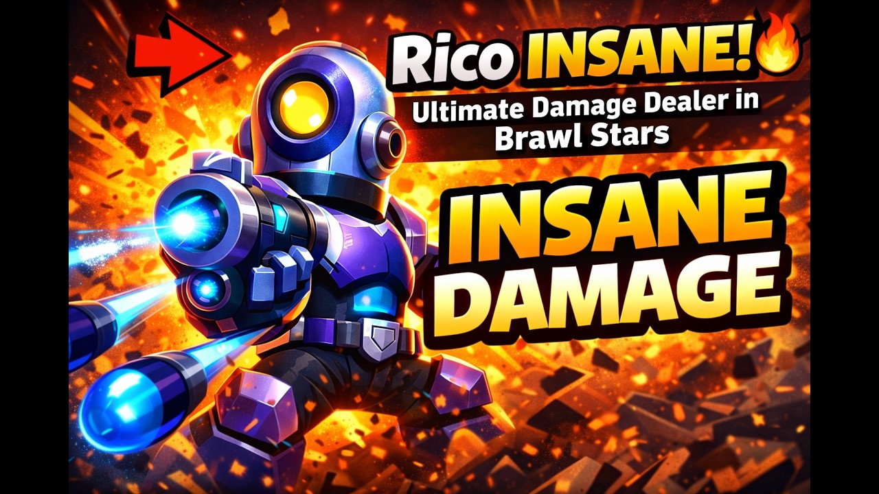 Rico INSANE! 🔥 Ultimate Damage Dealer in Brawl Stars