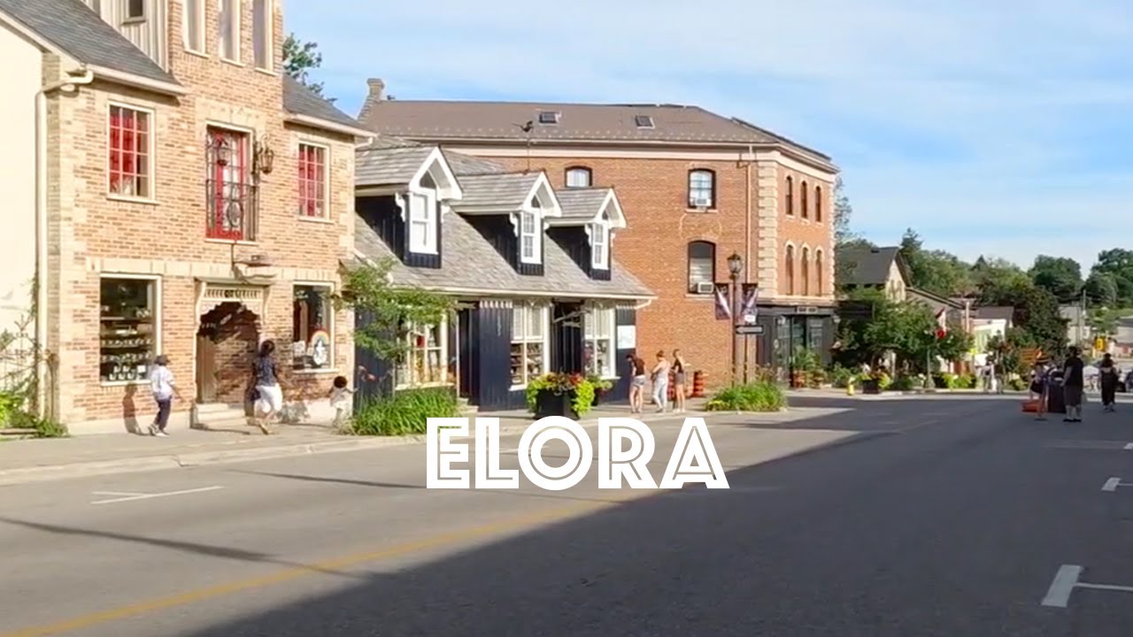 Elora Ontario Canada, walk around beautiful downtown Elora located in Southwestern #gezencouple