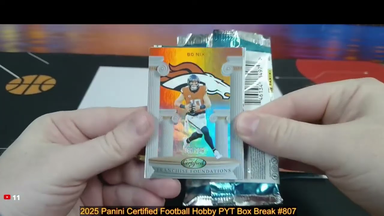 1-15-26 2025 Panini Certified Football Hobby PYT Box Break 