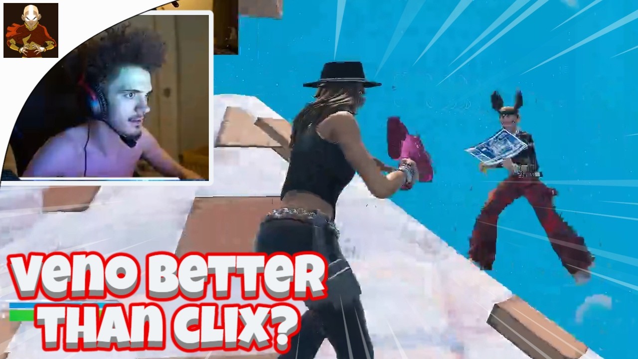 VENO vs CLIX😳 (1v1 ZONEWARS) [FORTNITE TOKEN/WAGER]
