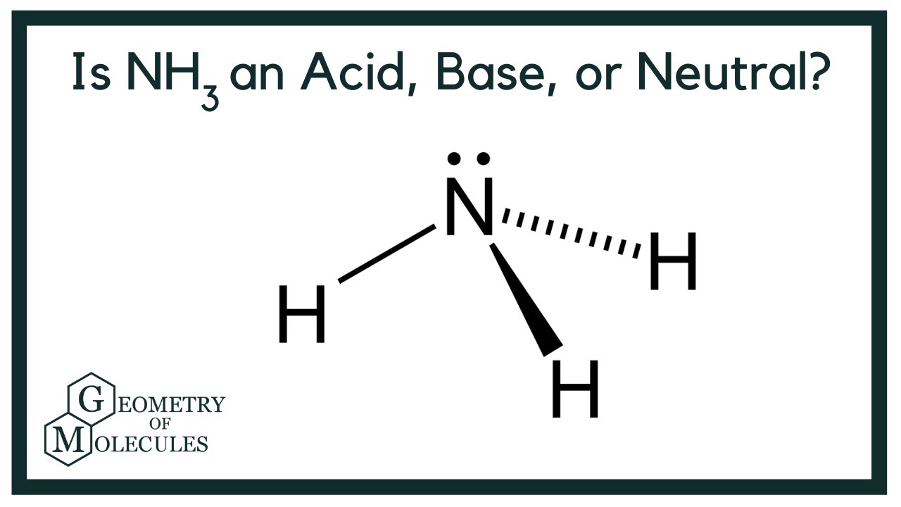 Is NH3 (Ammonia) an Acid, Base, or Neutral
