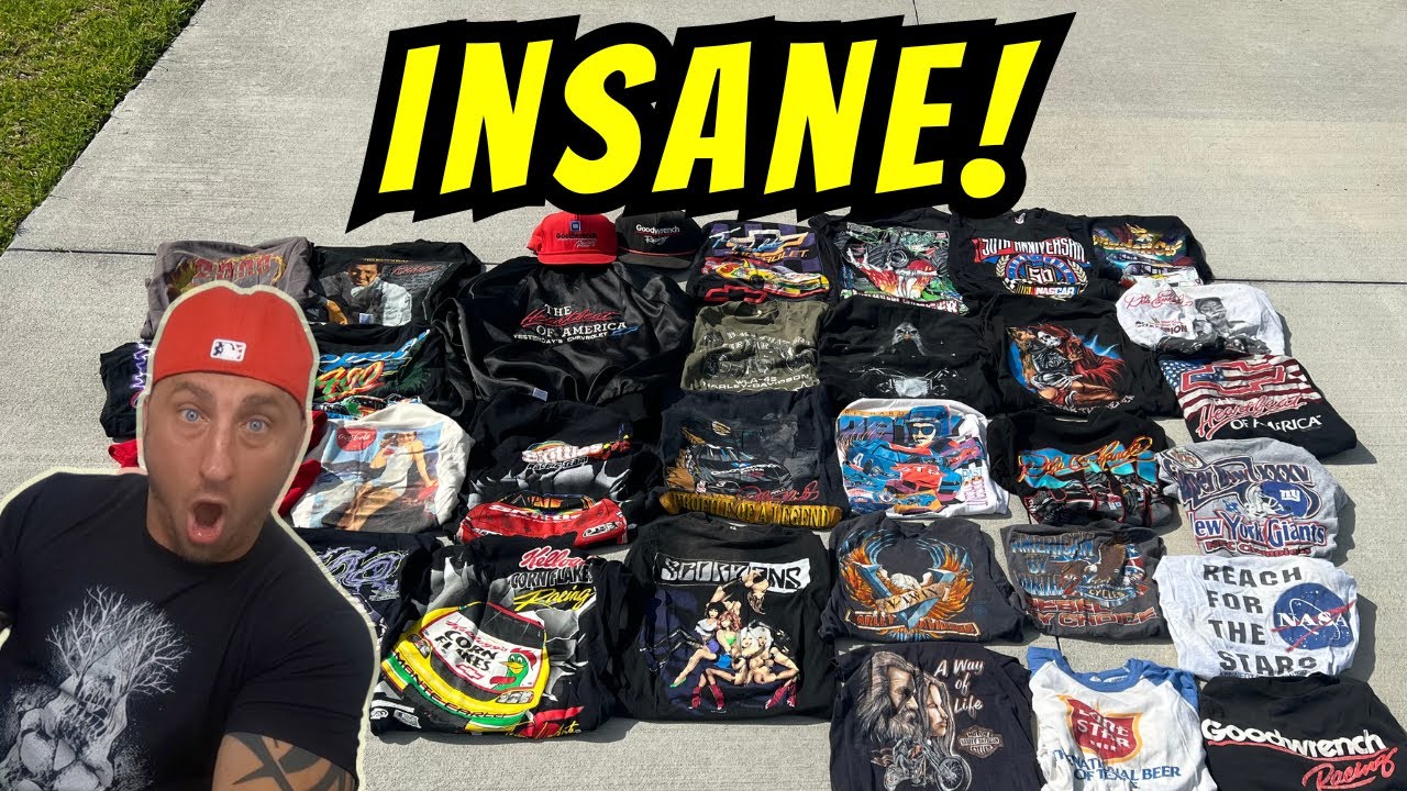 Craziest Vintage T-Shirt Score Ever at a Garage Sale!