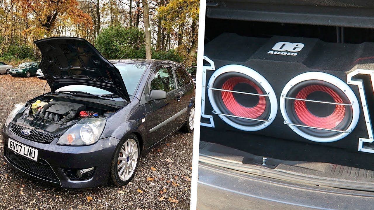 HOW TO INSTALL A SUBWOOFER IN A MK6 FIESTA! *EASY*
