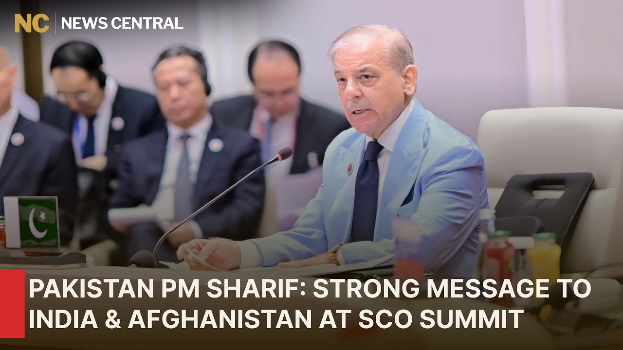 FULL SPEECH: Pakistan PM Shahbaz Sharif Addresses India & Afghanistan at SCO Summit | AC1W