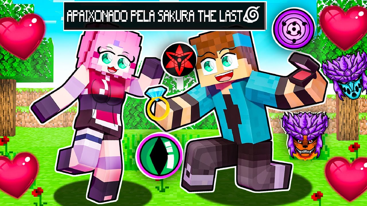 ESTOU APAIXONADO pela SAKURA THE LAST no MINECRAFT!