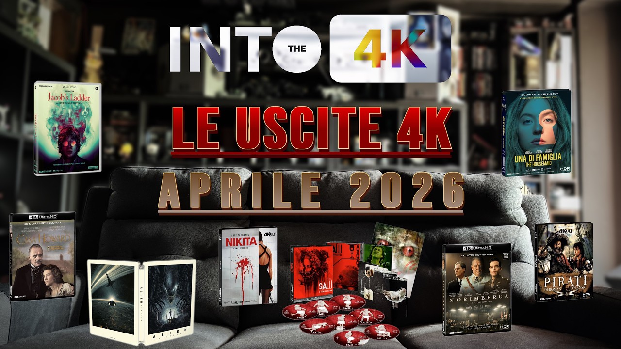 🌷LE USCITE 4K UHD APRILE 2026🌺