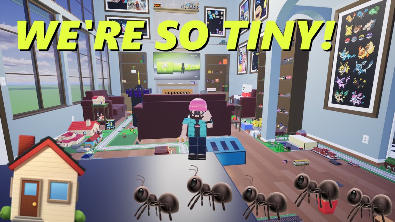 This House is HUGE! Big House Server Tour- Brickadia