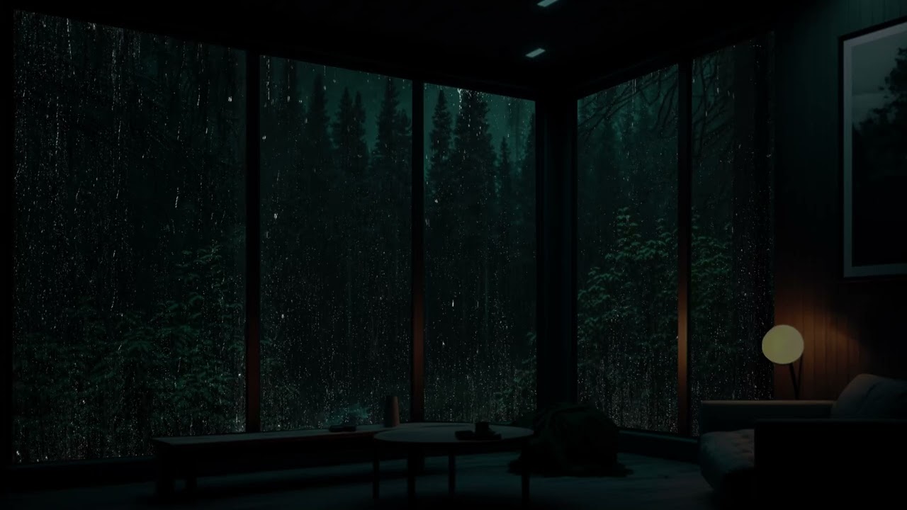 🌧️ The sound of rain and light thunder makes you fall asleep instantly 💤 - Goodbye stress, fatigue
