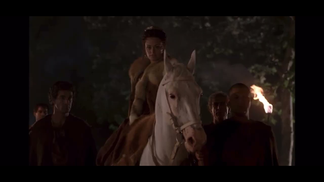 Atia visiting Mark Antony in Cisalpine Gaul (HBO Rome S2 E5)