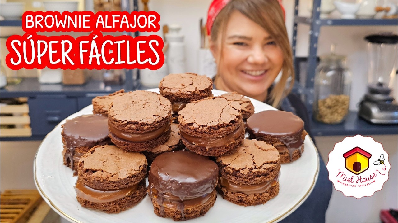 ALFAJORES BROWNIE fáciles y rápidos